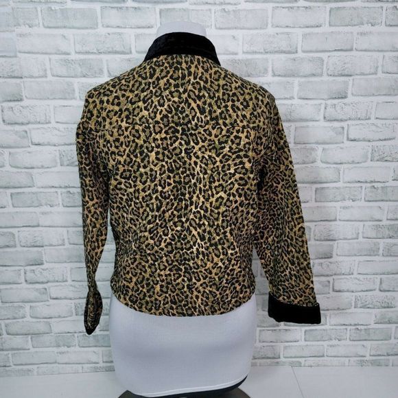 Vintage 80s 90s Ear Abstracts ETC Leopard Tapestry - Picture 4 of 6